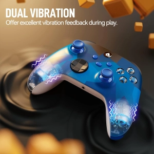 Бездротовий геймпад Wireless Controller Marble Blue