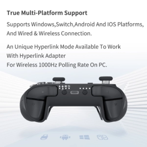 Геймпад GuliKit KK3 MAX NS39 KingKong 3 із тригерами на ефекті Холла для Windows Nintendo Switch Android iOS Чорний