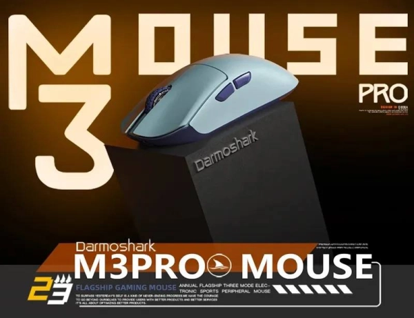 Бездротова ігрова мишка Motospeed Darmoshark M3 Pro Black