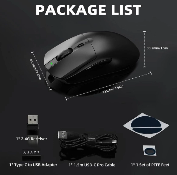 Ігрова миша AJAZZ AJ139 Pro Black