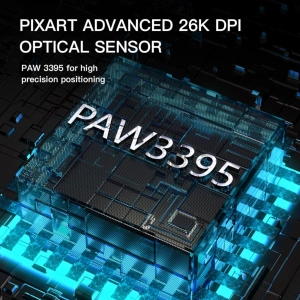 Бездротова ігрова миша Darmoshark M3 Tri-Mode 2.4G/USB-C/Bluetooth Біла