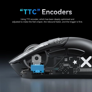 ATTACK SHARK R1 PAW3311 Бездротова/дротова ігрова миша