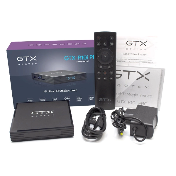 Geotex GTX-R10i PRO 2/16 DDR (S905X3) ANDROID 9.0