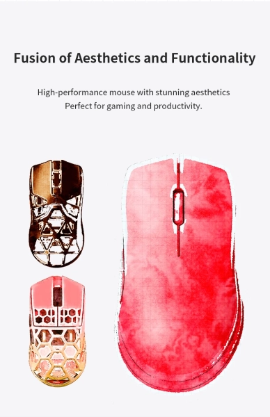 Безпровідна миша AJAZZ M259 із магнієвого сплава PAW3395 з Bluetooth 2,4G Біла