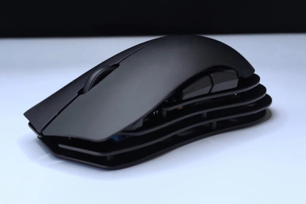 Безпровідна миша AJAZZ M259 із магнієвого сплава PAW3395 з Bluetooth 2,4G Чорна