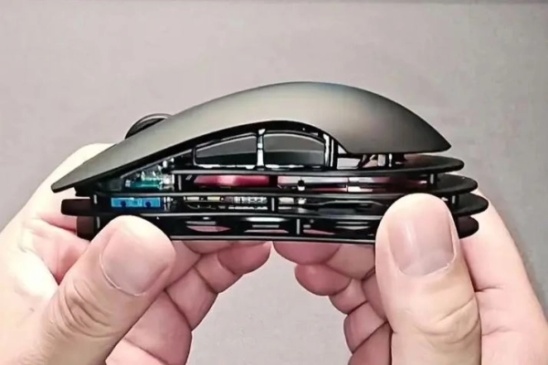 Безпровідна миша AJAZZ M259 із магнієвого сплава PAW3395 з Bluetooth 2,4G Чорна