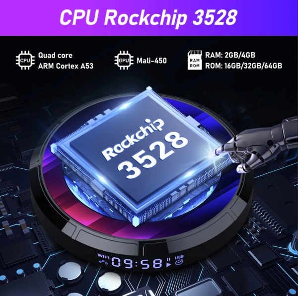 H96 MAX 4GB/32GB Android 13.0