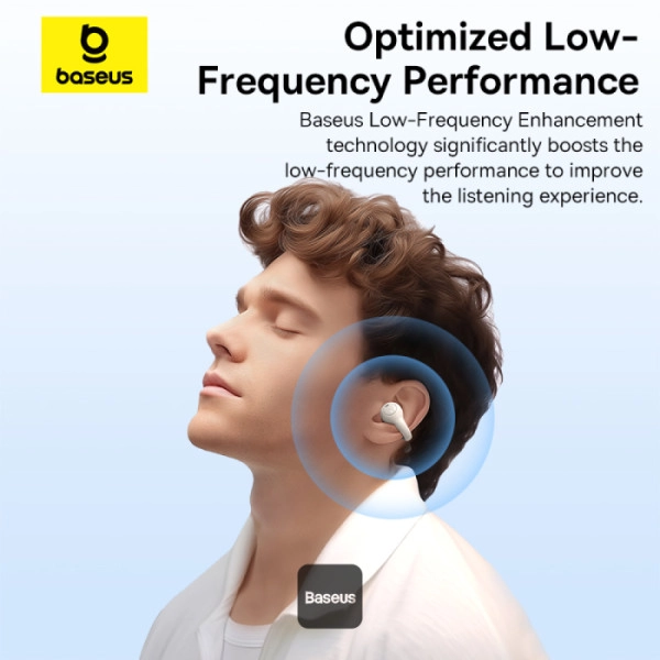 Навушники Baseus AS01 AirGo White