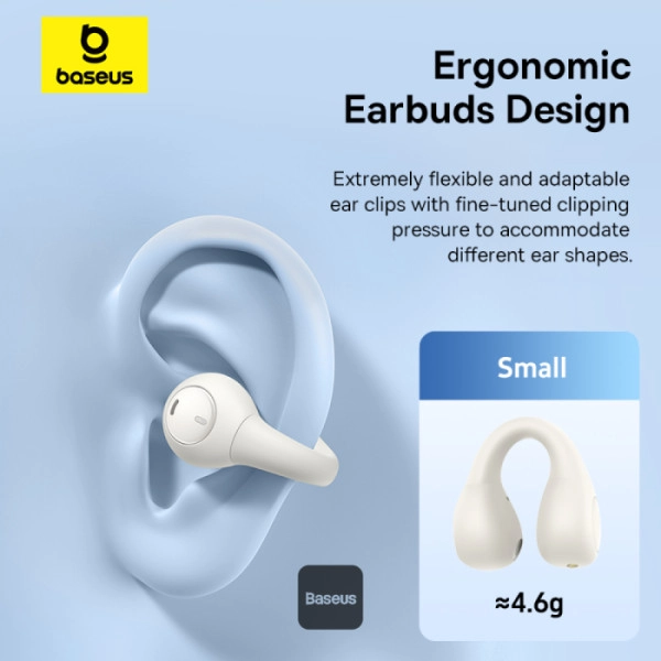 Навушники Baseus AS01 AirGo White