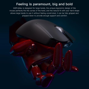 Darmoshark M3 PRO MAX PAW3950 Tri-Mode 2.4G/USB-C/Bluetooth Чорна