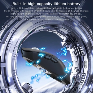 Darmoshark M3 PRO MAX PAW3950 Tri-Mode 2.4G/USB-C/Bluetooth Чорна