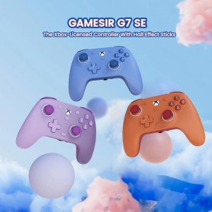 Геймпад GameSir G7 SE для Xbox Series S X, Xbox One з ефектом Хола Помаранчевий
