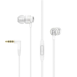 Sennheiser CX300S з басами, 3,5 мм, музика, стереогарнітура HIFI для iPhone, Android Білого кольору