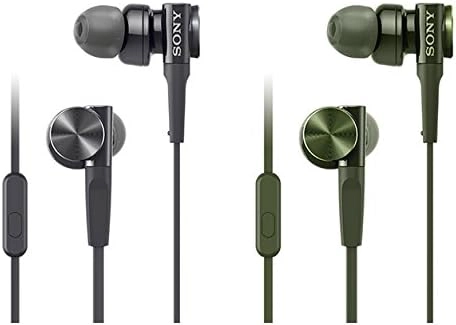 Дротові навушники-вкладиші Sony MDR-XB75AP з додатковими басами з роз’ємом 3,5 мм – (чорні)