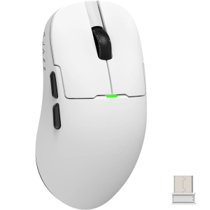 Ajazz AJ159 PAW3395 2.4G 26000 DPI Бездротова миша Білого кольору