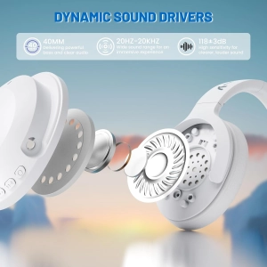 Гарнітура ігрова ATTACK SHARK G300 BT/2.4G/ 40 мм динаміки,Біла