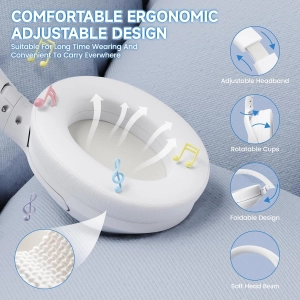 Гарнітура ігрова ATTACK SHARK G300 BT/2.4G/ 40 мм динаміки,Біла