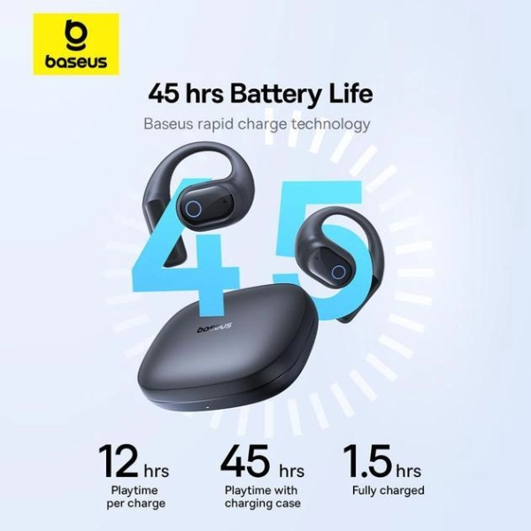 Baseus Eli 10i Fit Open-Ear TWS Чорні