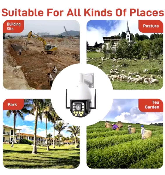 Вулична камера BAH-40X-6 5MP WiFi SONY IMX335 40X оптичний зум, лазерне підсвічування, WiFi PTZ, поворотне, IP66, microSD