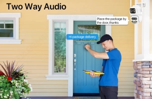 Зовнішня 9 MP IP WiFi камера QEARIM EP7-QQ-6M 8X Zoom ICSEE