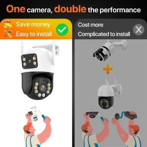 Зовнішня 8 MP IP WiFi камера TOX EP6-QQ-8M ICSEE