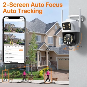 Зовнішня 8 MP IP WiFi камера TOX EP6-QQ-8M ICSEE