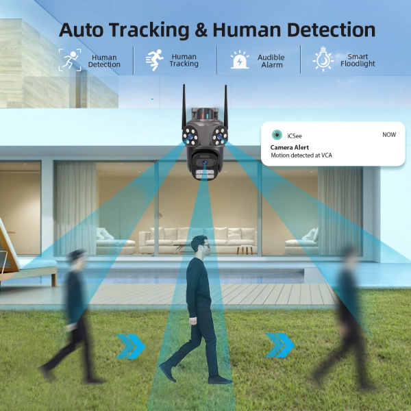 Вулична IP WiFi камера 3 в 1 TOX A35 ICSEE