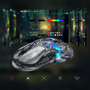 GravaStar Mercury M2 - Transparent Black, (GRAVASTARM2_XTAL_BLK)