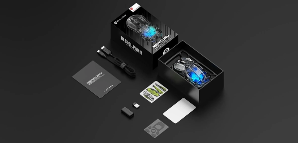 GravaStar Mercury M2 - Transparent Black, (GRAVASTARM2_XTAL_BLK)