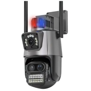 Зовнішня IP WiFi камера TOX EP11-QQ-6M-8X 9MP(3MP+3MP+3MP) Автостеження за людьми icsee