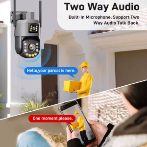 Вулична 6MP IP камера 2 в 1 WiFi поворотна TOX EP5-QQ-6M-36X Zoom ICSEE