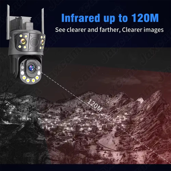 Зовнішня 12 MP 50X Зум IP WiFi камера 3 в 1 WS-Q212X ICSEE