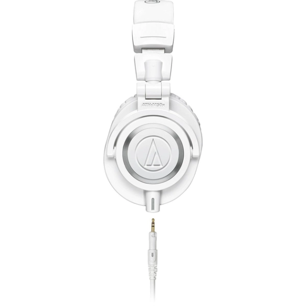Навушники Audio-Technica ATH-M50X з вбудованими басами, роз'єм 3,5 мм White