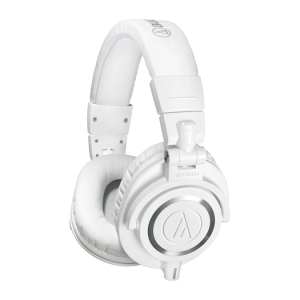 Навушники Audio-Technica ATH-M50X з вбудованими басами, роз'єм 3,5 мм White