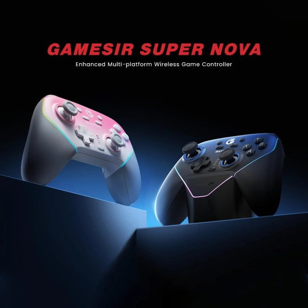 Геймпад GameSir Super Nova (Hall Effect, BT, 2.4G, 1000 мАг) синій
