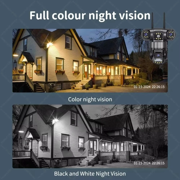 Вулична 9MP IP камера WiFi 3 в 1 Verto SC28 V380 PRO