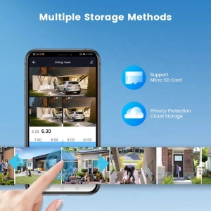 Зовнішня 12MP IP Камера 3 в 1 WiFi Поворотна Verto SC04 V380 PRO