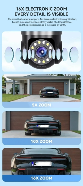 Вулична 20MP IP камера WiFi 4 в 1 S4 HiEasy