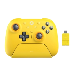 8BitDo Ultimate 2 Bluetooth Геймпад Switch, Switch 2, ПК з Windows, TMR, Еффект Холла Yellow