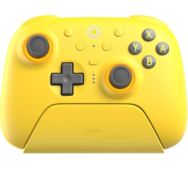 8BitDo Ultimate 2 Bluetooth Геймпад Switch, Switch 2, ПК з Windows, TMR, Еффект Холла Yellow