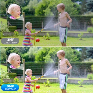 Вулична 9 MP IP WiFi камера 3 в 1 A56 ICSEE Стеження за людьми