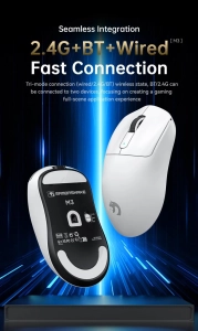 Ігрова Миша MAMBASNAKE M3 Спіральний кабель, PAW3395PRO, 40 000 DPI, мікроперемикач Omron