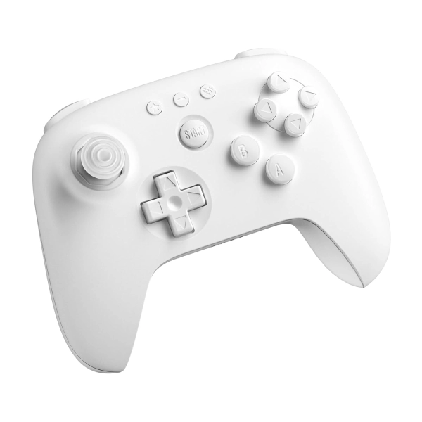 Геймпад 8Bitdo 64 Bluetooth Analogue 3D, Switch, Switch 2, Windows, and Android Білий