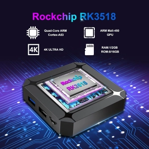 X96Q RK3518 2/16 Android TV 14 Голос Управління