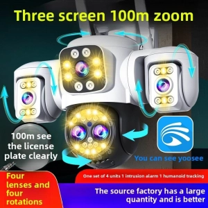 Вулична 16 MP 10X Zoom IP камера Techsion 4 в 1 WiFi Yoosee