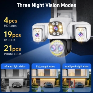 Вулична 16 MP 10X Zoom IP камера Techsion 4 в 1 WiFi Yoosee