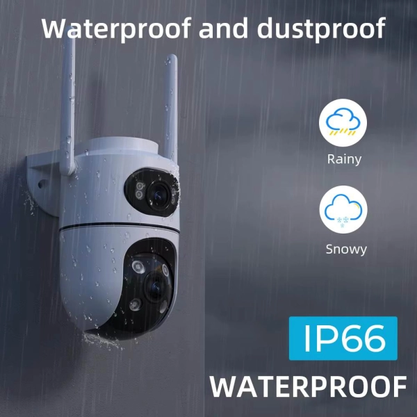 Зовнішня 8 MP IP WiFi камера A37 ICSEE Автостеження за людьми