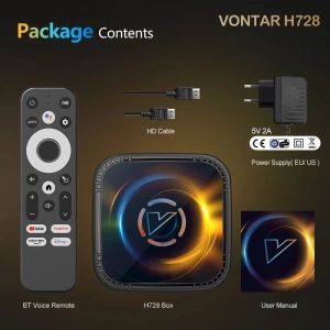 Vontar H728 4/32 DDR Android 14 Голос Управління Вентилятор