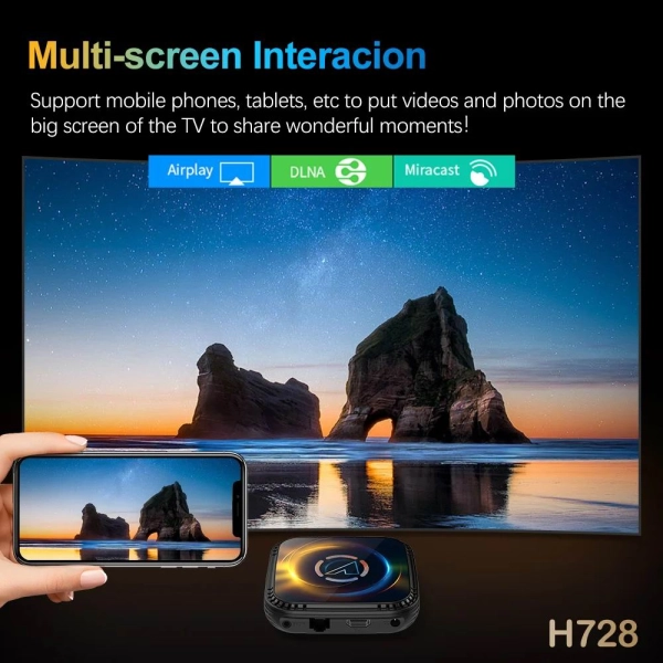 Vontar H728 4/64 DDR Android 14 Голос Управління Вентилятор