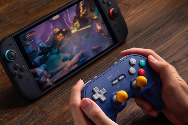 Бездротовий геймпад 8BitDo Pro 3 Bluetooth Switch/Switch 2, Windows, Apple, SteamOS, Android Сірий